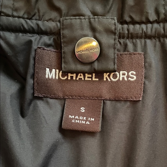 Michael Kors Black Hooded Vest small - Picture 8 of 12